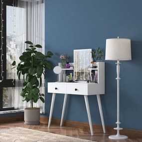Mesa de Maquilhagem BJ102 – Branco – 103x111,8x40 cm