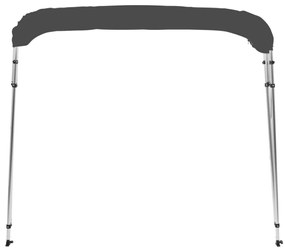 Toldo em 4 arcos Bimini 243x196x137 cm antracite