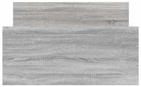 Estrutura cama 90x200 cm derivados de madeira cinzento sonoma