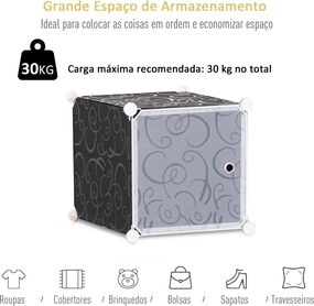 Móvel Modular de 12 Cubos