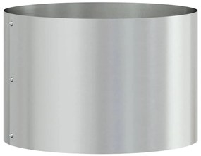 Conjunto de Vasos de Metal Cinza Galvanizado Metal galvanizado