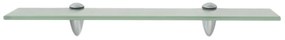 Prateleiras flutuantes 2 pcs vidro 50x10 cm 8 mm