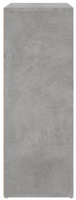 Aparadores 2 pcs 60x31x84 cm derivados madeira cinzento cimento