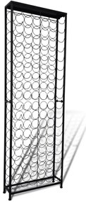 Suporte vertical para garrafas de vinho, metal por 108 garrafas