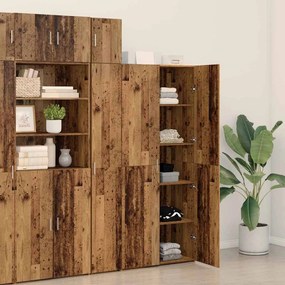 Buffet Highboard Madeira Antiga 40x42,5x185 cm Madeira Reforçada