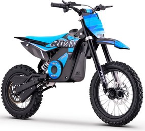 Mini moto elétrica para crianças velocidade até 50 km/h C/Limitador 907 2000W 48V 13Ah Litio Azul