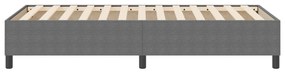 Cama Box Spring vidaXL Cinza Claro 80x200 cm em Tecido Corduroy