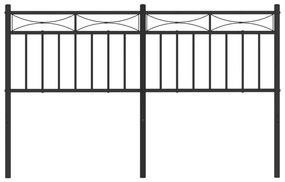 Cabeceira de cama 140 cm metal preto