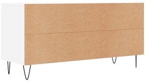 Móvel de TV 104x35x50 cm derivados de madeira branco