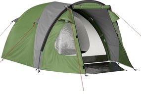 Outsunny Tenda de Camping para 2-3 Pessoas Janelas e Portas Tapete de Solo Gancho no Teto 323x248x150cm, Verde | Aosom Portugal