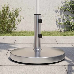 vidaXL Base de guarda-sol para postes de Ø32/38/48 mm 25 kg redondo