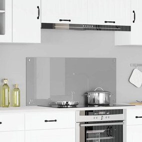vidaXL Proteção de Cozinha Cinzento-claro 110 x 50 x 0,6 cm