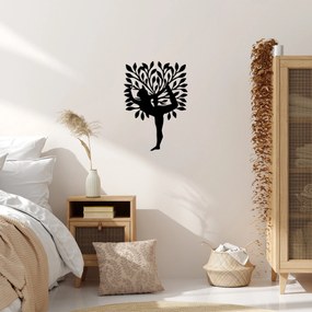 Acessório Decorativo de Parede Yoga 2 – Preto – 50 x 70 cm
