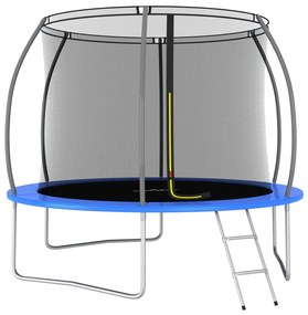92454 vidaXL Conjunto de trampolim redondo 305x76 cm 150 kg