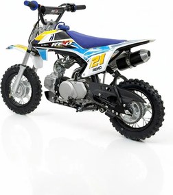 Mini Moto Infantil para crianças REXO K90A 90cc Semi-Automática 10/10" 4T Azul