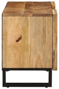 Móvel TV 105x34x46 cm madeira de mangueira áspera maciça