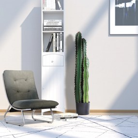 Cacto artificial de grande realismo, planta artificial de grandes dimensões, dim. Ø 17 x 98 cm (altura), verde