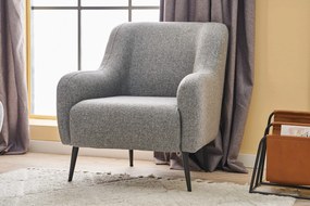 Sofá de 1 Lugar Revos – Cinza – 80x83x78 cm