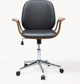 Cadeira de escritório em couro sintético Patron, com altura ajustável