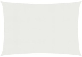 Para-sol estilo vela 160 g/m² 2,5x3,5 m PEAD branco