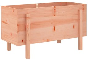 Canteiro elevado de jardim 101x50x57 cm madeira douglas maciça