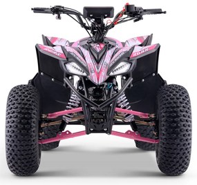 MINI MOTO 4 GASOLINA PARA CRIANÇAS 125cc Roan Ratte R8 automático Rosa