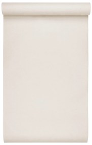 Papel parede 3D 10x0,53 m tecido não-tecido creme sólido