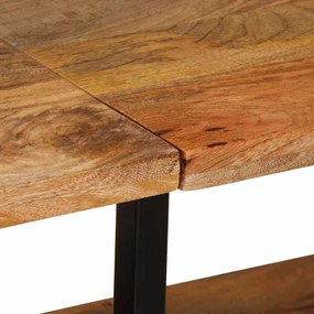Mesa consola 180x35x70 cm madeira de mangueira maciça