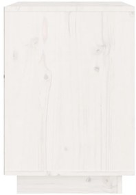 Mesas de cabeceira 2 pcs 40x35x50 cm pinho maciço branco