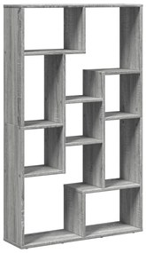 Estante 72x20x120 cm derivados de madeira cinzento sonoma