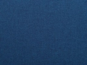 Sofá-cama de canto à esquerda com 4 lugares e arrumação em tecido azul marinho FLAKK Beliani