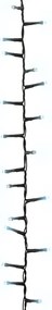 Cordão de luzes compacto 3000 luzes LED 65 m PVC branco frio