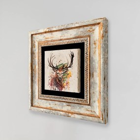 Quadro Decorativo emoldurado TC4750664 – Multicolor – 20 x 20 cm