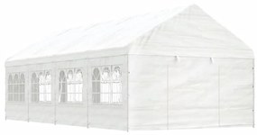 Tenda de Eventos com telhado 8,92x4,08x3,22 m polietileno branco
