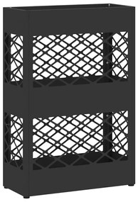 Suporte de Guarda-Chuva Preto da - 28x12x41 cm em Aço