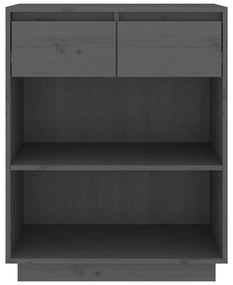 Armário consola 60x34x75 cm pinho maciço cinza