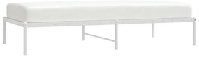 Estrutura de cama metal 90x190 cm branco