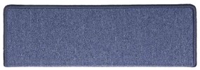 Tapetes de escadas 30 pcs 65x25 cm azul
