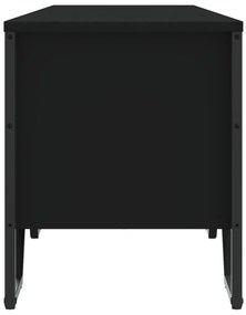 Móvel de TV 180x34x41 cm derivados de madeira preto