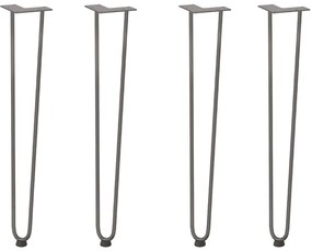 Pernas de grampo para mesas de console para mesa de console 4 peças Aç