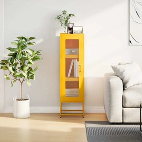 Móvel alto 36x39x123 cm aço laminado a frio amarelo