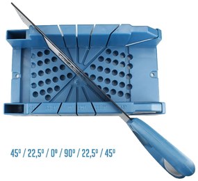 Serra combinada com caixa de malhetes Ferrestock Azul