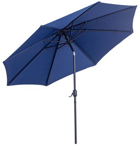 Chapéu de Sol de Jardim Ø295x250 cm com Manivela Chapéu de Sol Exterio