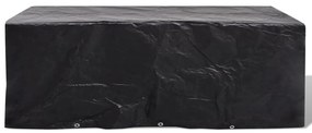Conjunto capas p/ mobiliário jardim 2 pcs 10 ilhós 229x113 cm