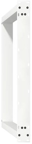 Pés de mesa de jantar em forma de U, 2 peças, branco, 100x (72-73) cm,