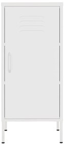 Armário de arrumação aço 42,5x35x101,5 cm branco