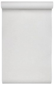 Papel parede 3D 10x0,53 m tecido não-tecido branco sólido