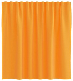 Cortinas de voile com laços 2 pcs laranja 140x140 cm