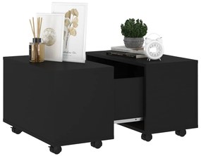 Mesa de centro 60x60x38 cm derivados de madeira preto