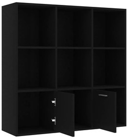 Estante 98x30x98 cm derivados de madeira preto